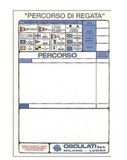 Tabella adesiva in Crystal - “Percorso di regata”